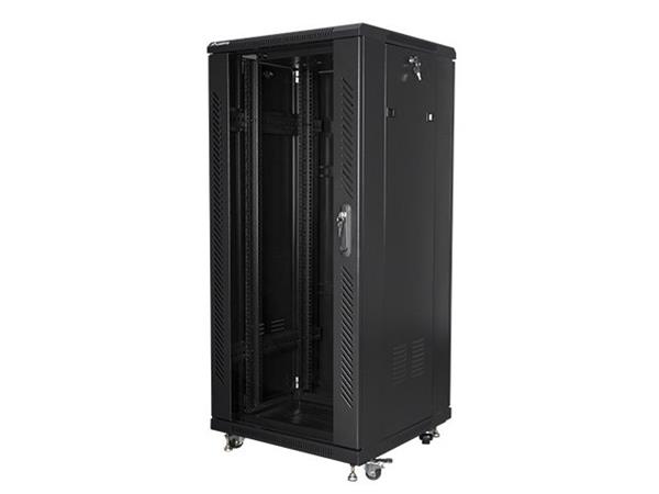 Stojanový rack 19" 27U/600x600 flat pack black FF01-6627-12B