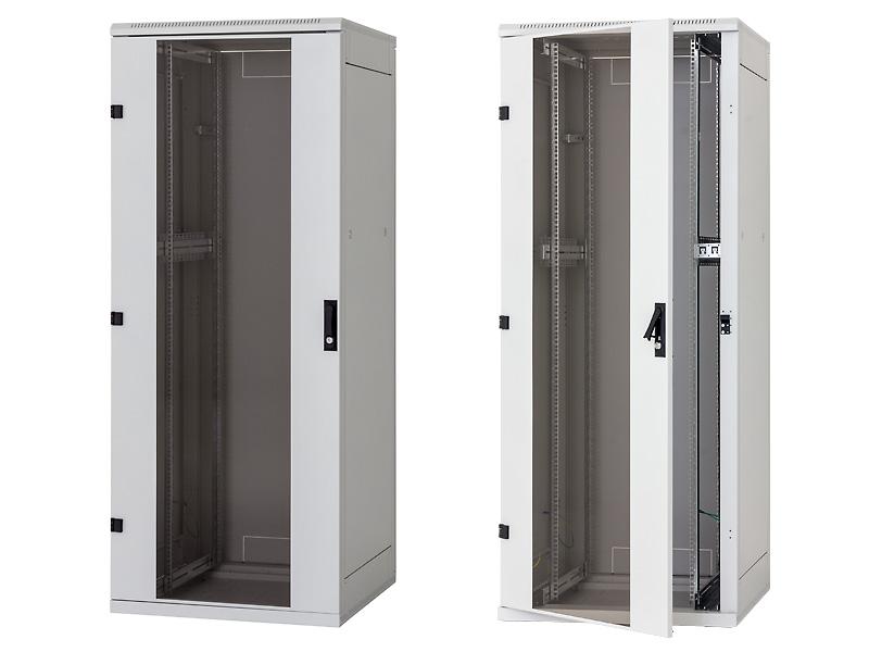 Stojanový rozvaděč 15U (š)600x(h)600 rozebíratelný, plech.dveře RZA-15-C66-CAX-A1