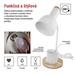 Stolná lampa POPPY, biela 8592920149997