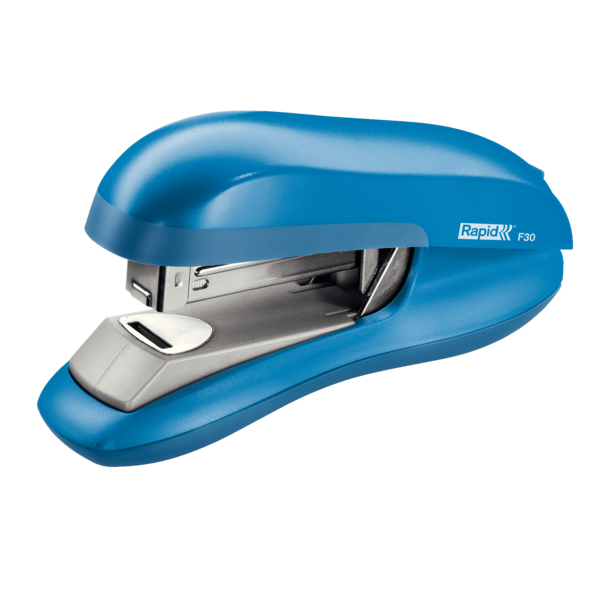 Stolní sešívačka Rapid F30 s ploch. sešíváním, 30 listů, světle modrá 5000354