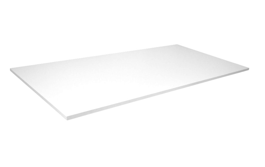 Stolová deska BR168BL, 1600 x 800 x 25 mm bílá pro výškově stavitelné podnože Brateck BRDESK1608025BL