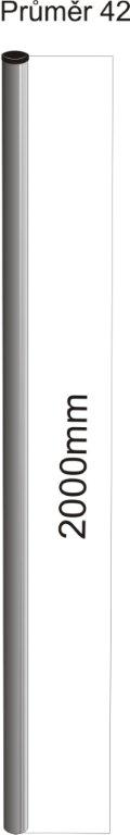 Stožár jednodílný 2m (p.4,2cm) SJ2M42