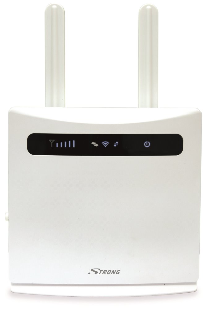 STRONG 4G LTE Router 300/ Wi-Fi standard 802.11 b/g/n/ 300 Mbit/s/ 2,4GHz/ 4x LAN (1x WAN)/ USB/ SIM CARD/ b 4GROUTER300