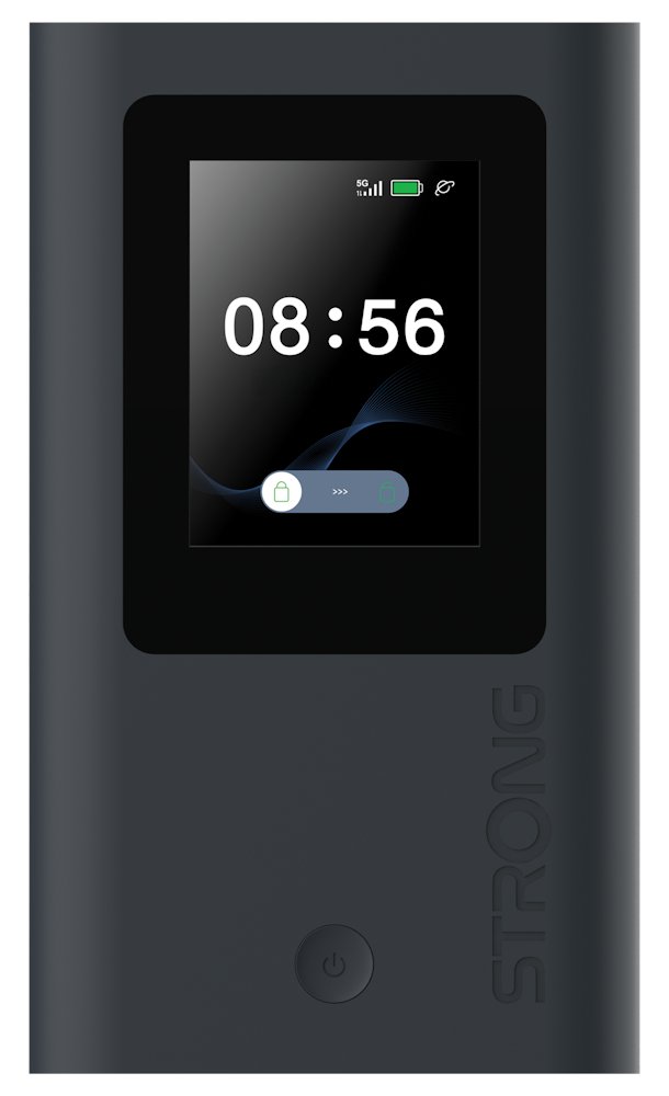 STRONG 5G MIFI AX1800/ Wi-Fi standard 802.11ax/ 574 Mbps@2.4 GHz/ 1201Mbps@5GHz/ 1x nano SIM slot/ 1x USB-C 5GMIFIAX1800