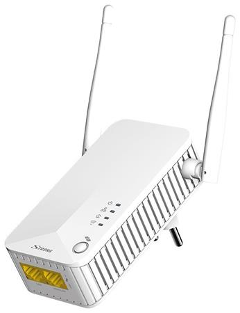 STRONG adaptér Powerline WF 500 EU/ Powerline 500 Mbit/s/ Wi-Fi 300 Mbit/s/ 2x LAN/ bílý POWERLWF500EU