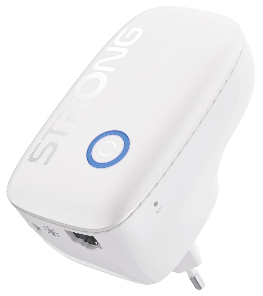 STRONG Dual Band opakovač 1200/ Wi-Fi standard 802.11a/b/g/n/ac/ 1200 Mbit/s/ 1x LAN/ 1x zásuvka/ noční svě REPEATER1200