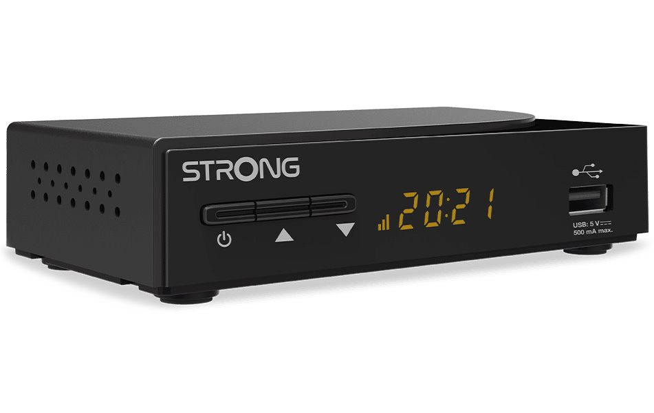 STRONG DVB-C set-top-box SRT 3030/ Full HD/ EPG/ HDMI/ USB/ SCART/ externí adaptér/ černý SRT3030