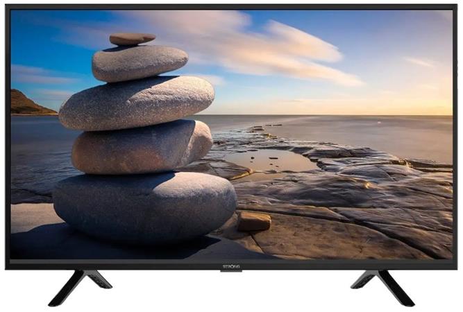 STRONG LED TV 32"/ SRT32HC4043/ HD Ready/ 1366x768/ DVB-T2/C/S2/ H.265/HEVC/ 2x HDMI/ USB/ černá/ F