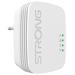 STRONG sada 2 adaptérů Powerline WI-FI 600 DUO MINI/ Powerline 600 Mbit/s/ Wi-Fi 300 Mbit/s/ 2x LAN/ bílý PLW600MDUO