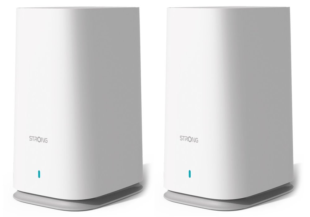 STRONG sada 2 ATRIA Wi-Fi Mesh Home Kit 2100/ Wi-Fi 802.11a/b/g/n/ac/ 2100 Mbit/s/ 2,4GHz a 5GHz/ 2x LAN/ bí MESHKIT2100