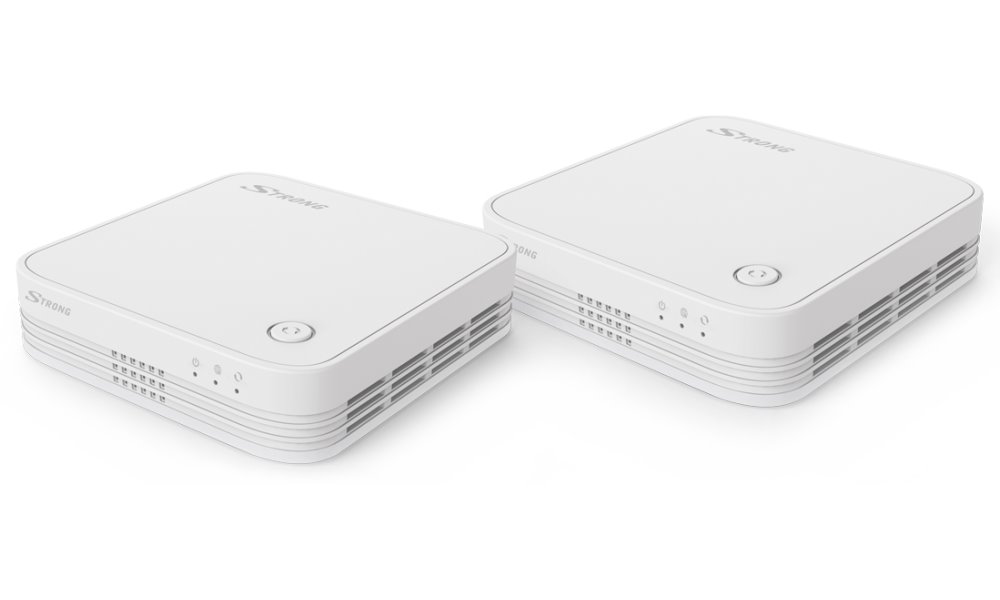 STRONG sada 2 Wi-Fi Mesh Home Kit 1200/ Wi-Fi 802.11a/b/g/n/ac/ 1200 Mbit/s/ 2,4GHz a 5GHz/ 3x LAN/ bílý MESHKIT1200