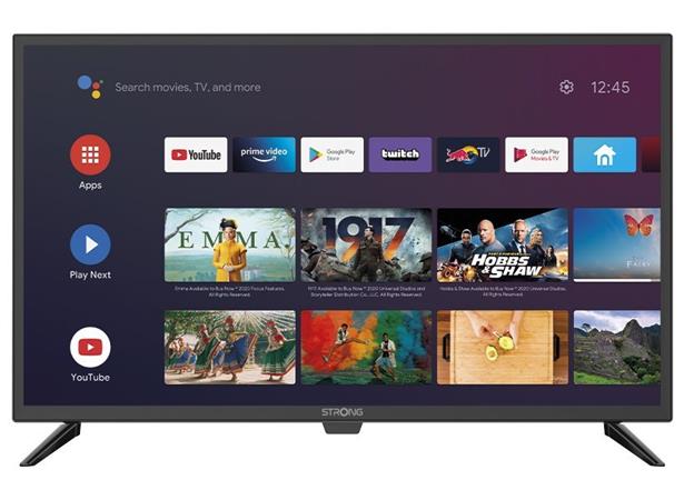STRONG SMART ANDROID LED TV 32"/ SRT32HC4433/ HD Ready/ 1366x768/ DVB-T2/C/S2/ H.265/HEVC/ 3x HDMI/ 2xUSB/ Wi-Fi/ LAN/