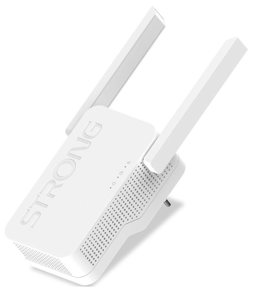 STRONG univerzální opakovač AX1800/ Wi-Fi 6 standard 802.11ax/ 1800 Mbit/s/ 1x WAN/LAN bílý REPEATERAX1800