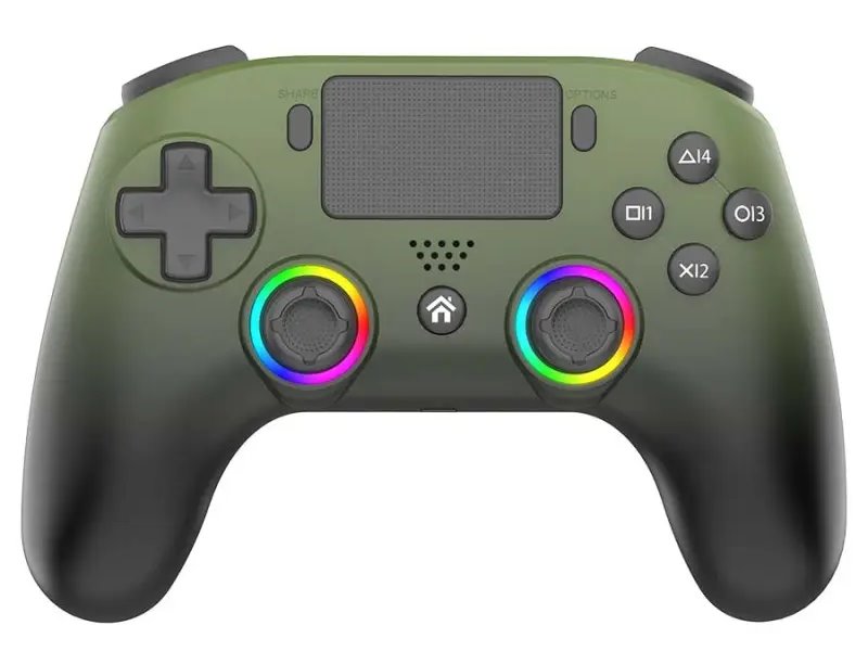 SUBSONIC by SUPERDRIVE herní ovladač WIRELESS LED CONTROLLER PS5/ PC/ Military Green SA5716-3