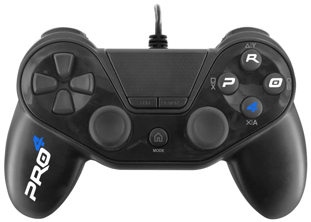 SUBSONIC herní ovladač PRO4 WIRED BLACK/ PS4/ PS3/ PC SA5417