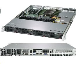 Supermicro A+ Server 1013S-MTR - Server - instalovatelný do racku - 1U - 1-směrný - RAM 0 GB - SATA AS-1013S-MTR