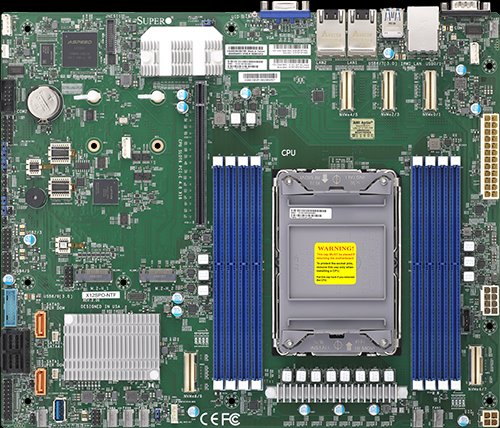 Supermicro ATX, Intel C621A, DualLAN 10GBase-T, 10 SATA3 RAID 0,1,5,10, 1 PCI-E 4.0 x16, 10xNVMe, 1 PCI MBD-X12SPO-NTF-O
