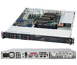 Supermicro® CSE-111TQ-563CB 1U chassis