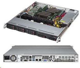 Supermicro®CSE-113MFAC2-R605CB 1U chassis SC113MFAC2-605CB