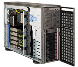 Supermicro® CSE-747TQ-R1620B Tower/4U chassis SC747TQ-R1620B