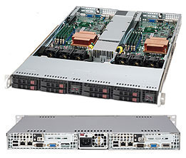 Supermicro® CSE-809LT-780B 1U chassis S9SC809LT-780B