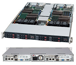 Supermicro® CSE-809T-980B 1U chassis S9SC809T-980B