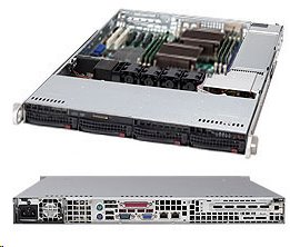 Supermicro® CSE-815TQ-600CB 1U chassis