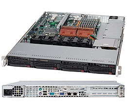 Supermicro® CSE-815TQC-R504WB 1U chassis