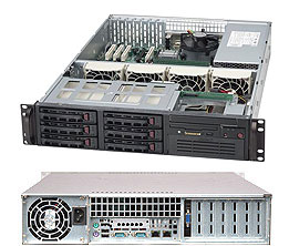 Supermicro® CSE-822T-400LP 2U chassis SC822T-400LP