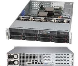 Supermicro® CSE-825TQ-500WB 2U chassis 8x 3,5" HS SAS/SATA, 2x500W (80PLUS Platinum), WIO CSE-825TQ-R500WB