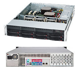 Supermicro® CSE-825TQ-600LPB 2U chassis SC825TQ-600LPB