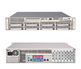 Supermicro® CSE-825TQ-710LPB 2U chassis SC825TQ-710LPB