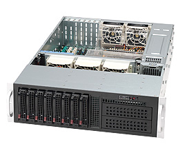 Supermicro® CSE-832T-650B 3U chassis SC832T-650B