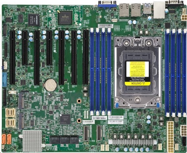Supermicro H12SSL-C 1xSP3,AMD EPYC™ 7002-series 8x DDR4,3008 SAS3 ATX MBD-H12SSL-C