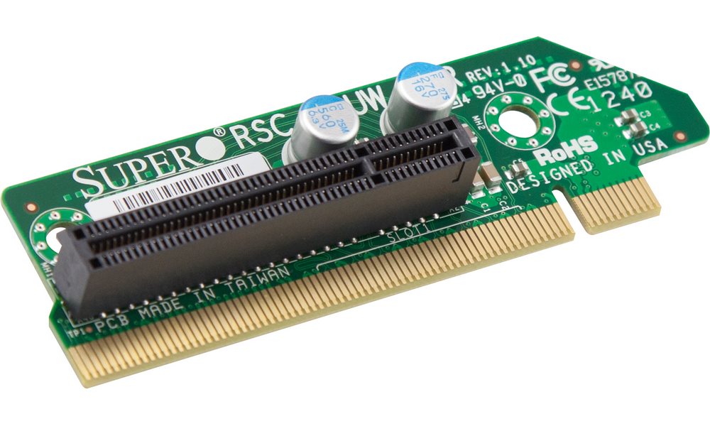 Supermicro riser card RSC-R1UW-E8R 8x PCI-e 1U Riser Card