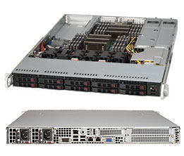 Supermicro SC116 AC2-R706WB - Instalovatelný do racku - 1U - zlepšený rozšířený ATX - SATA/SAS/PCI CSE-116AC2-R706WB