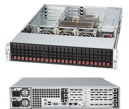 Supermicro® SC216E26-R1200LPB 2U E2 6Gb SAS2 chassis CSE-216E26-R1200LPB