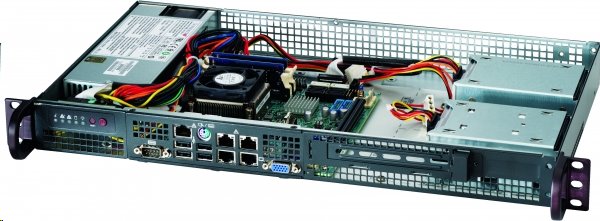 Supermicro® SC505-203B 1U chassis mini fron IO panel CSE-505-203B