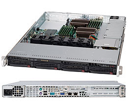 Supermicro® SC813MTQ-441CB 1U chassis