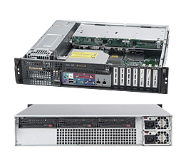 Supermicro® SC823MTQ-R700LPB 2U chassis