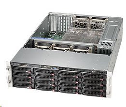 Supermicro SC836 BA-R1K28B - Instalovatelný do racku - 3U - zlepšený rozšířený ATX - SAS - vyměnite CSE-836BA-R1K28B