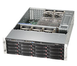 Supermicro SC836 BE1C-R1K03B - Instalovatelný do racku - 3U - zlepšený rozšířený ATX - SATA/SAS - v CSE-836BE1C-R1K03B