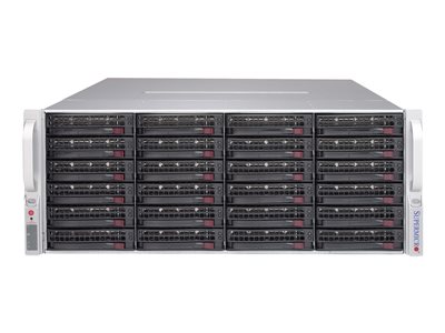 Supermicro SC847 E2C-R1K28JBOD - Instalovatelný do racku - 4U - SATA/SAS - vyměnitelný za chodu 128 CSE-847E2C-R1K28JBOD