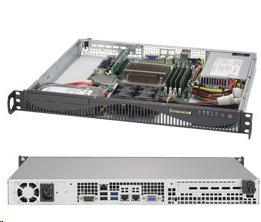 Supermicro Server SYS-5019S-ML mini1U server 1x LGA1151, iC236, 4x DDR4 ECC, 2x 3.5" Fix SATA, 350W, IPMI