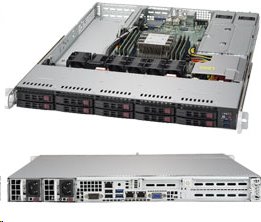Supermicro SuperServer 1019P-WTR - Server - instalovatelný do racku - 1U - 1-směrný - RAM 0 GB - SA SYS-1019P-WTR