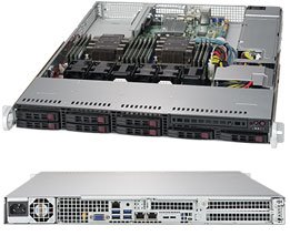 Supermicro SuperServer 1029P-WT - 1U - 10x SATA - 12x DDR4 - 600W SYS-1029P-WT