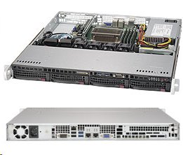 Supermicro SuperServer 5019S-MN4 - Server - instalovatelný do racku - 1U - 1-směrný - RAM 0 MB - SA SYS-5019S-MN4