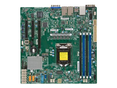 SUPERMICRO X11SSH-F - Základní deska - mikro ATX - LGA1151 Socket - C236 - USB 3.0 - 2 x Gigabit LA MBD-X11SSH-F-O