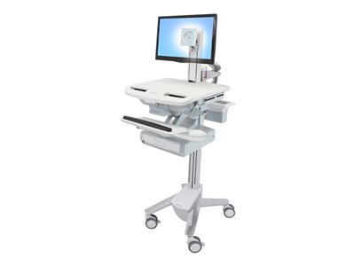 SV43-1310-0, CART WITH LCD PIVOT 1 DRAWERS