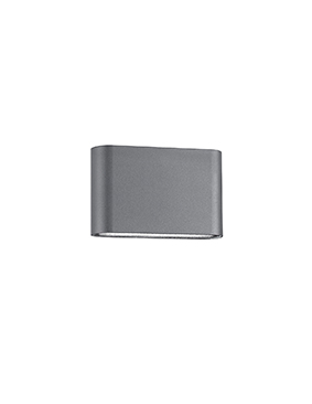 Svietidlo Nova Luce SOHO WALL GREY 2 nástenné veľké 740404